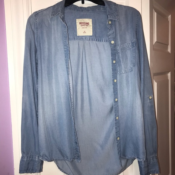 Mossimo Supply Co. Tops - Chambray Button Down Shirt